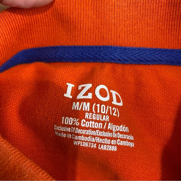 Izod Kid’s Orange Polo Shirt - Picture 5 of 6